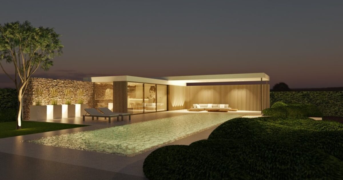 Luxe poolhouse met infinity pool en… | Fugazzi interieurarchitecten