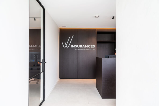 Design of insurance office Winsurances in Waregem.